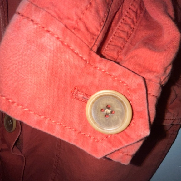 Ann Taylor LOFT burnt orange Adirondack Jacket Linen size Medium - Picture 12 of 13
